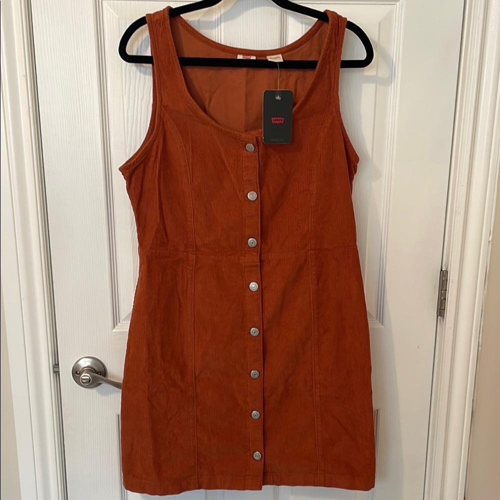 Levi's Orange Mini Dress